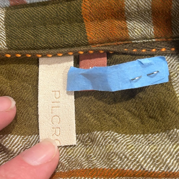 Anthropologie Pilcro Duster Top Side-Slit Shacket Women’s Medium - Picture 8 of 9